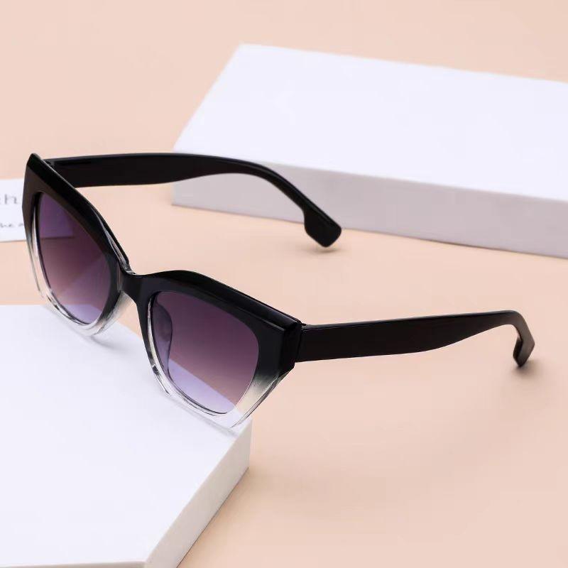 Latest Triangle Polygon Sunglasses Women Men Classic Glasses Classic Style Cat-Eye Sun Glasses Female Male Eye Wear Eye Glasses for Summer