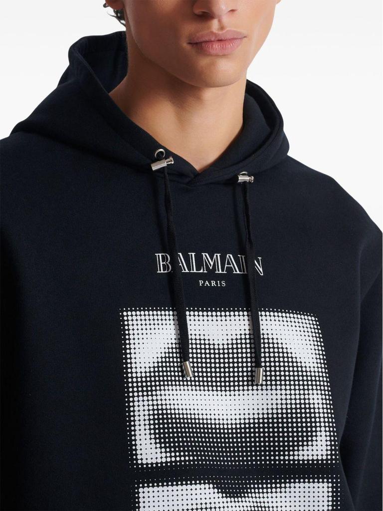Balmain 25 Unisex Kapuzenpullover mit lustigem Aufdruck