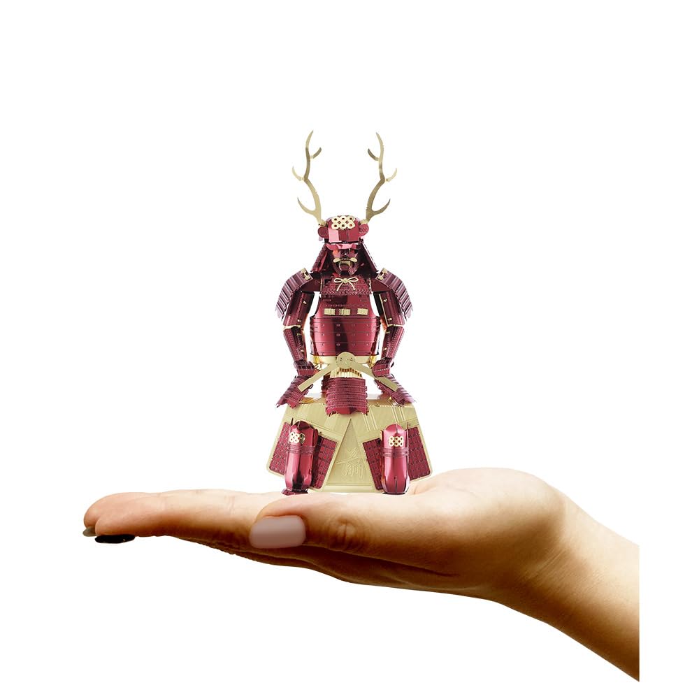 Tenyo Metallic Nano Puzzle Multicolor Yukimura Sanada Armor Stainless No Glue Laser Craft 3D Warrior Armor Series (T-ME-001M), Steel, Required, 0.2m