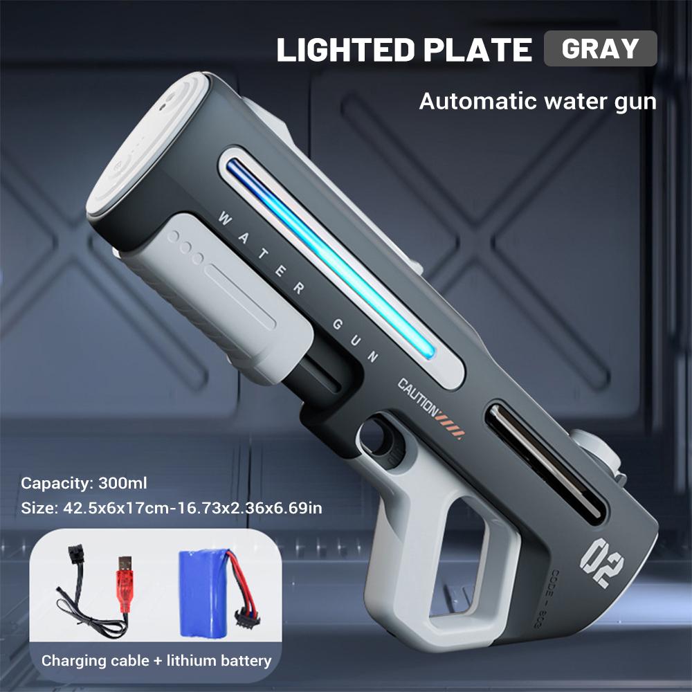 Elektrische Wasserpistolen für Erwachsene, leistungsstarke Spritzpistole, automatische Wasserabsaugung, Wasserblaster, Sommer-Outdoor-Strandspielzeug für Jungen und Kinder, Geschenk