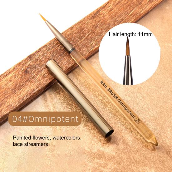 Nail Art Stripes Lines Brushes with Nylon Bristles DIY Painting Flower Brush Drawing Pen Dotting Tools Manicure Tool