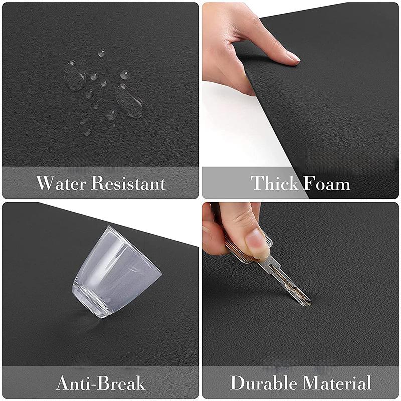 2025 Anti-Fatigue Thickened Kitchen Mat PVC Entryway Carpet Mat