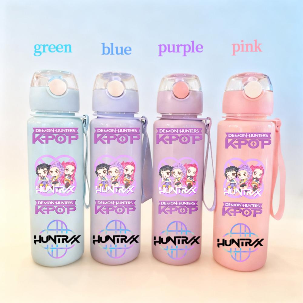 700ML KPOP Devil Hunter Stainless Steel Insulated Mug Anime Cartoon Style Portable Cup Fit designed for Students plus Children
