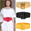 Belt Women Waist Stretch Elastic Wide Buckle Ladies Dress Waistband Strap Casual