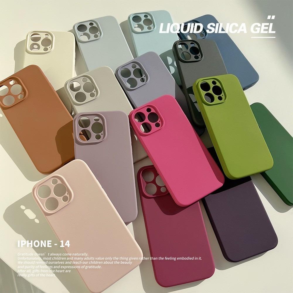 Liquid Silicone Case for IPhone 17 Pro Max, Compatible with IPhone 16, IPhone 13, Solid Color, 12/11, Premium, 14 Plus, and Multiple IPhone Models.