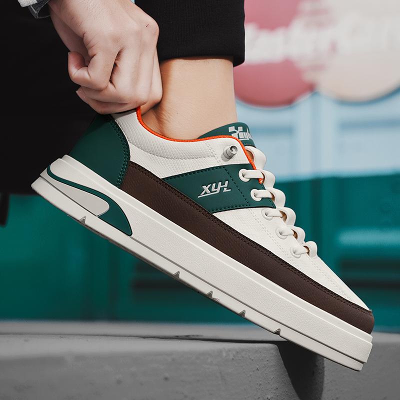 Herrenmode Casual Low Top Skateboardschuhe Jungen Bequeme Sneakers Männliche Studenten Trendy Weiche Sohle Klassisch Atmungsaktiv Fitnessstudio Rutschfest