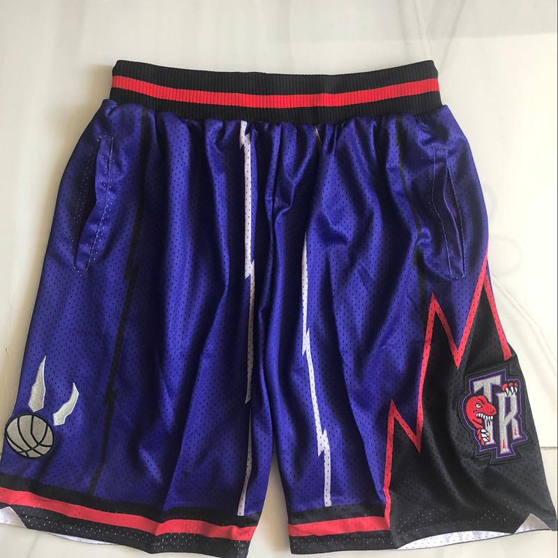 NBA Retro Shorts: Lakers, Magic, 76ers, Heat, Raptors - Fully Embroidered High-End Pocket Design