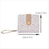 Cute Cat Pu Leather Coin Purse Women Fashion Short Wallet Folding Zipper Wallet Id Card Holder Travel Lightweight Cash Coin Bags