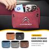 Pochette de Rangement pour Téléphone, Portefeuille, Cartes Adhésive pour Dossier de Siège de Voiture, Porte Latérale pour C4 C3 C5 C1 C2 C6 C4L DS3 DS4 Berlingo Picasso