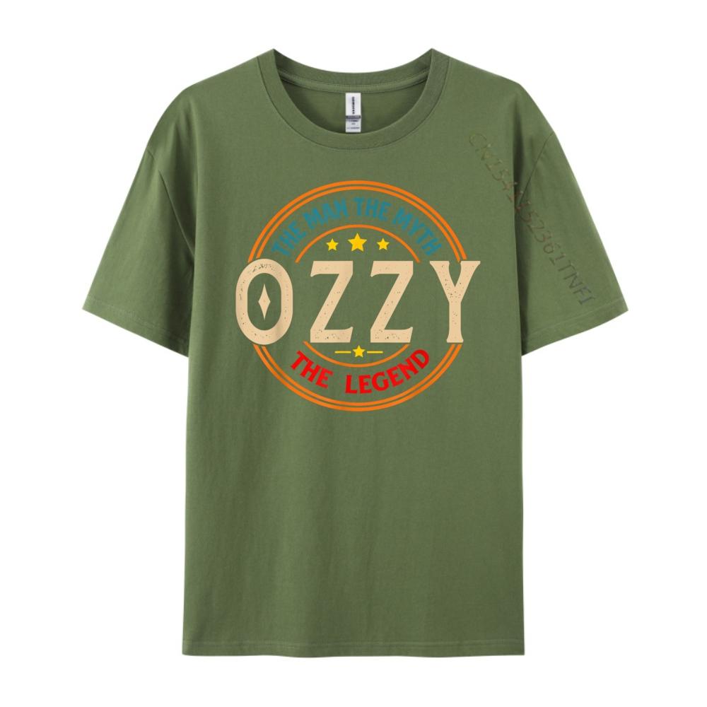 

Ozzy The Man The Myth The Legend Personalized Graphic T Shirts Men Oversized Printed T-Shirt Tshirt Normal 4XL