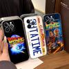 Back To The Future Transparent TPU Phone Case For IPhone 17 11 12 13 14 15 16 Pro Max 16 Plus Cover
