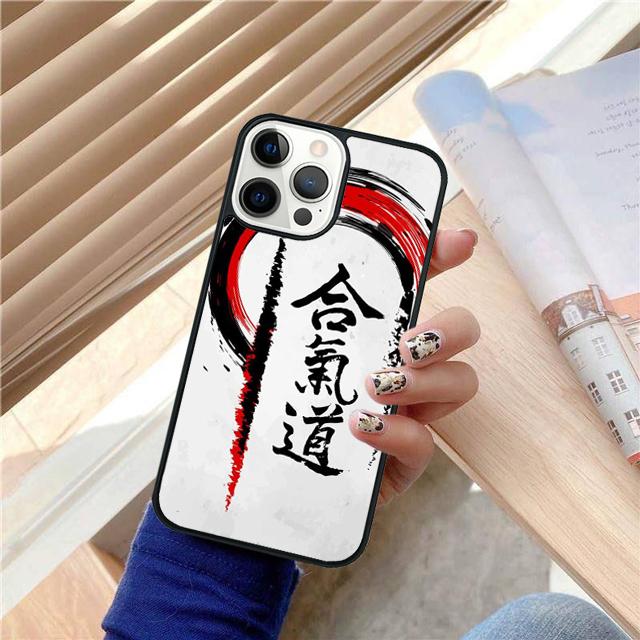 Japan Martial Aikido Coque Shell For iPhone 17 Air 15 16 14 13 12 Pro Max 11 Pro Max Plus Phone Case Cover