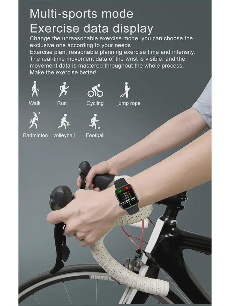 S9max Smartwatch: Bluetooth Calling, Sport, Heart Rate & Blood Pressure Monitoring