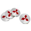 4PCS ABS Car Wheel Center Hub Cap Cover for Mitsubishi Ralliart Lancer ASX Colt Pajero Outlander Eclipse Delica L200 Accessories