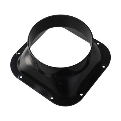 Household Accessories ABS Wall Flange Connector Black 100-300MM Ventilation Pipe Joint Air Ducting Connection Kitchen