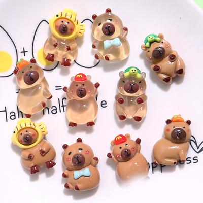 5PCS DIY Refrigerator Magnet Capybara Puffer Fish Magnets Nordic Personalized Home Decor Whiteboard Po Message Board Home