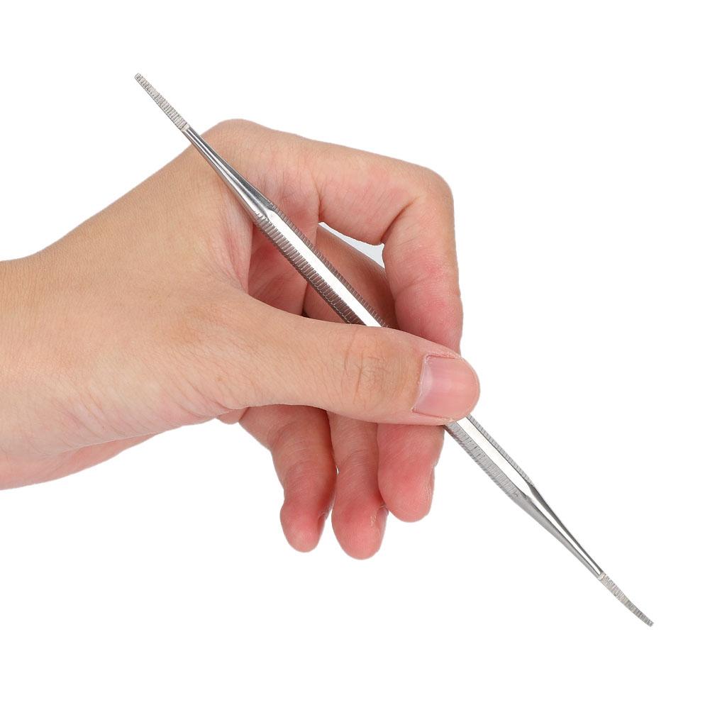 Stainless Steel Double Head Ingrown Toe Nail File Ingrowing Nail Lifter Pedicure Tool