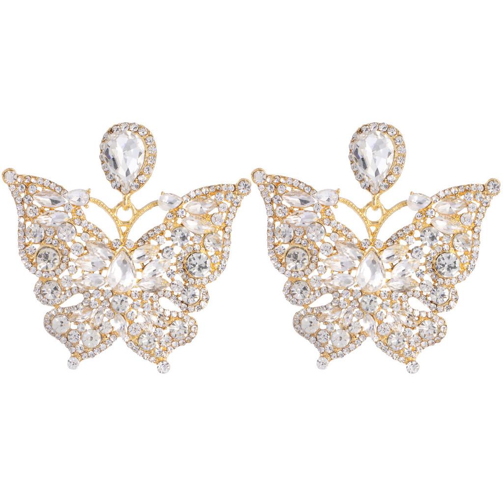 Animal Zodiac Water Drop Butterfly Earrings For Women In Summer