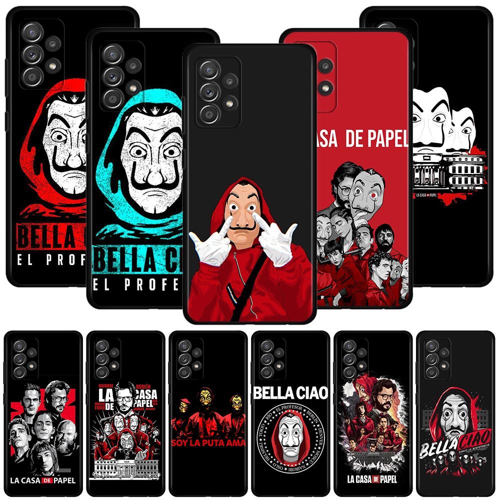 

Чехол для телефона Samsung Galaxy A12 A52 A51 A21s A71 A31 A02s A72 A41 A22 A52s A53, чехол для телефона La Casa De Papel Bella Ciao