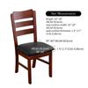 Stretchable Chair Cushion Cover PU Fabric Stool Cover Solid Color Seat Cover