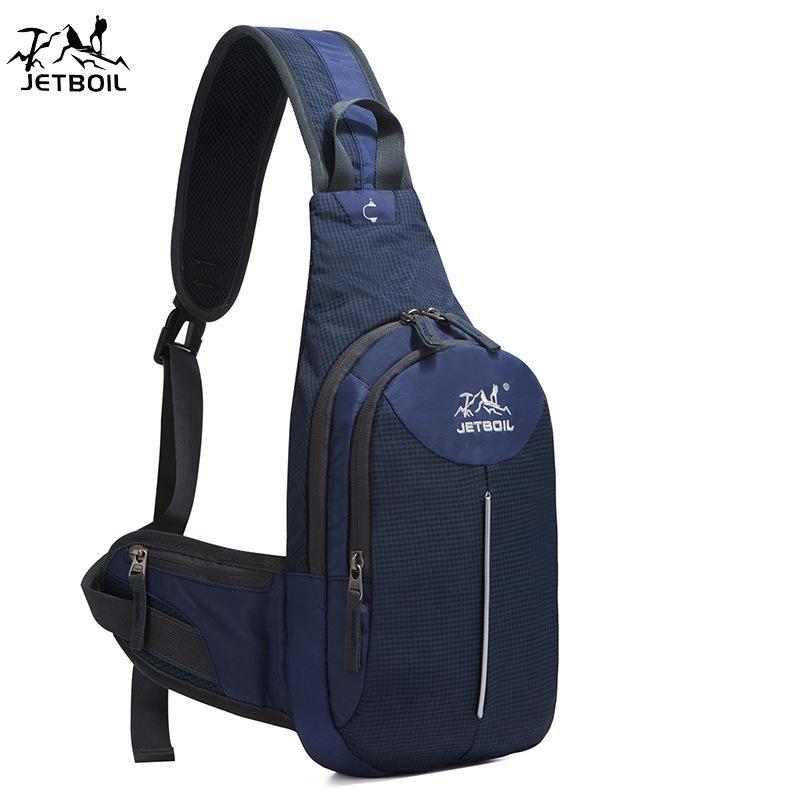 Unisex Outdoor Solid Color Crossbody Bag - Phone & Waist Pack