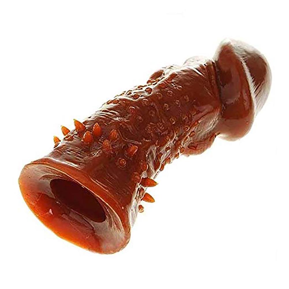 Time Spike Silicone Penis Reusable Delay Extension Sleeve