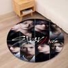 Stray Kids Printed Round Rug Carpet Chair Rug Area Rug Entryway Doormats,for Office Chair Living Room Bedroom Kitchen Room.