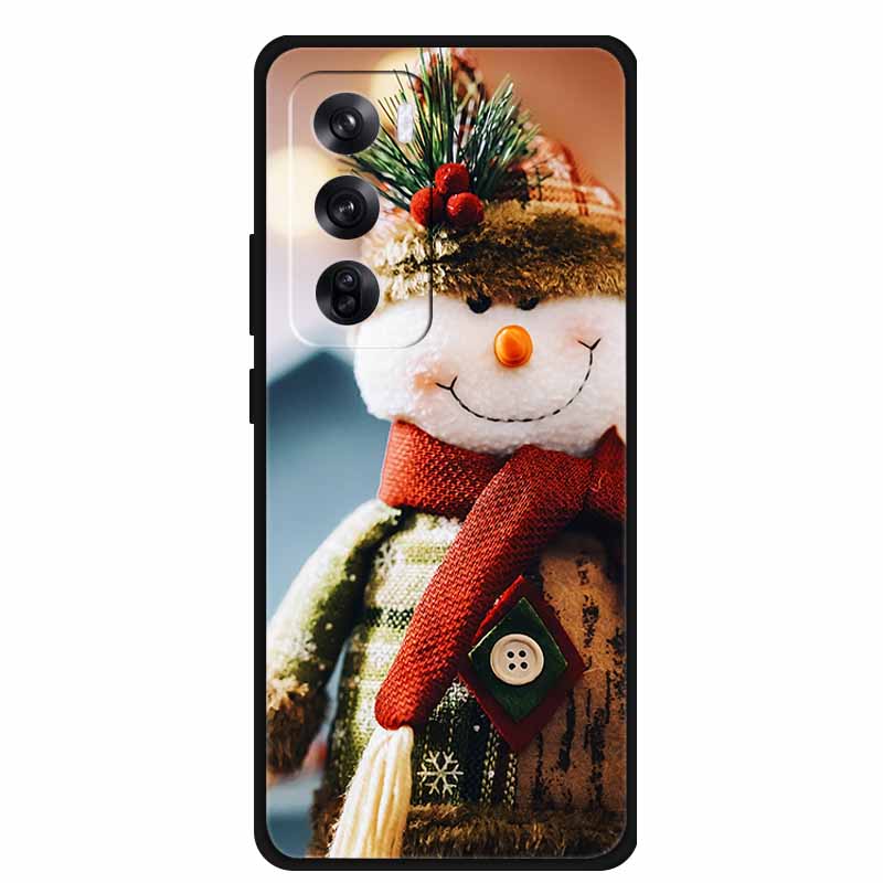 2024 Christmas Phone Cases For Oppo Reno12 Pro 6.7"Cases Soft TPU Silicone For Oppo Reno12 5G Cover Bumper Funda Reno12 12Pro 5G