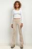 Short Ribbed Blouse T420 White White M