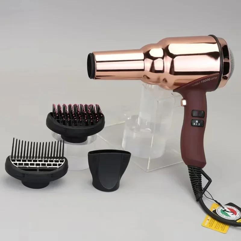220V Professional 17000RPM Powerful Blow Dryer Ionic Hair Dryer Fast Drying Negative Ions Barber/Salon Styling Tools Hair Care