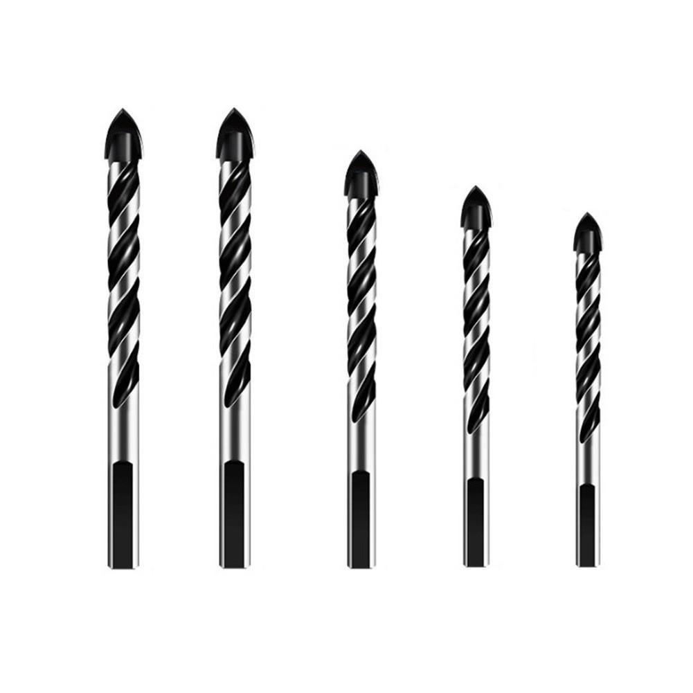 Rukojeť trojúhelníkového tvaru 5ks vrtáků do dřeva 3/4/5/6/6mm cihla