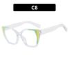Women's Glasses, Fashionable Cat-eye Large-frame Glasses.