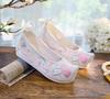 Elegante chinesische Stil Stickerei Schleifenschuhe - Inspiriert von antiken Kostümen, Damen Bühnen- und Film-Schuhwerk