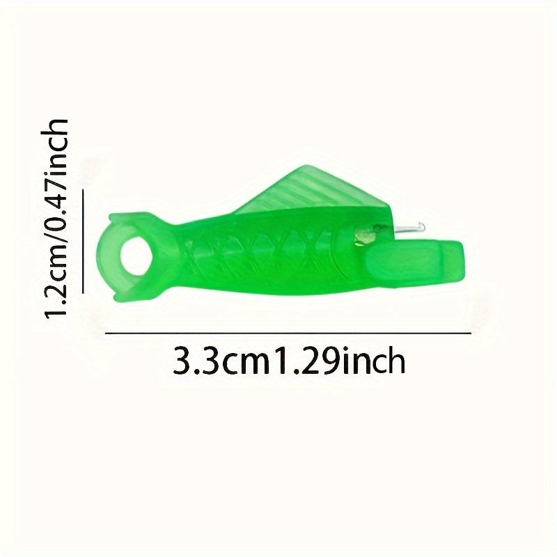 5pcs/10pcs/20pcs/30pcs Automatic Sewing Needle Threader - Compact Fish-Shaped Design for Effortless Threading of Small-Eye