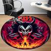 1pc KISS Music Office Round Area Rug, Under Office Chairs Bedroom Living Room Home Decor  a1016297