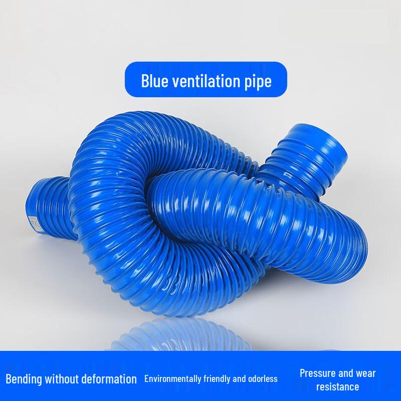 PVC Blue Corrugated Industrial Vacuum Hose
