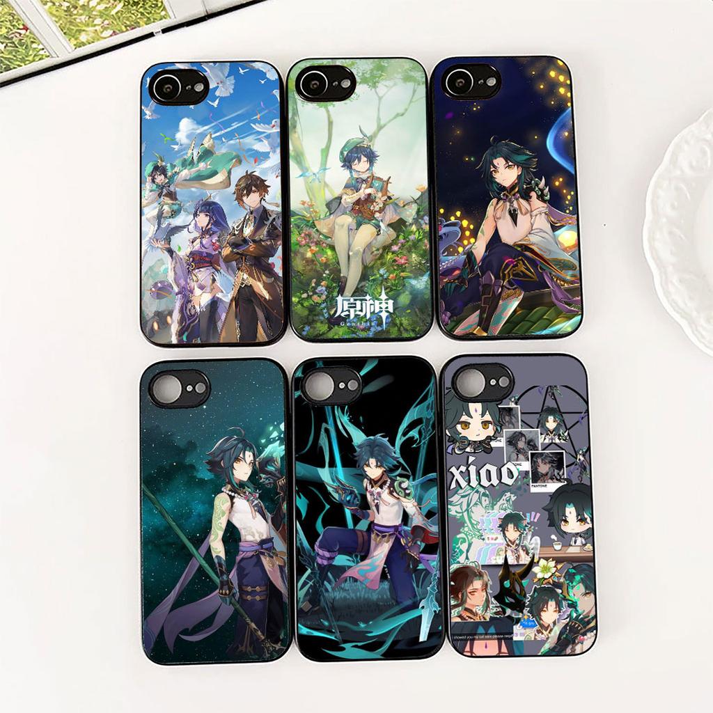 For Apple iPhone 16 14 15 Plus 11 Pro Max 16E ProMax + 16Plus 15+ 14+ Phone Cover Soft Case Genshin Venti Impact Xiao Keqing