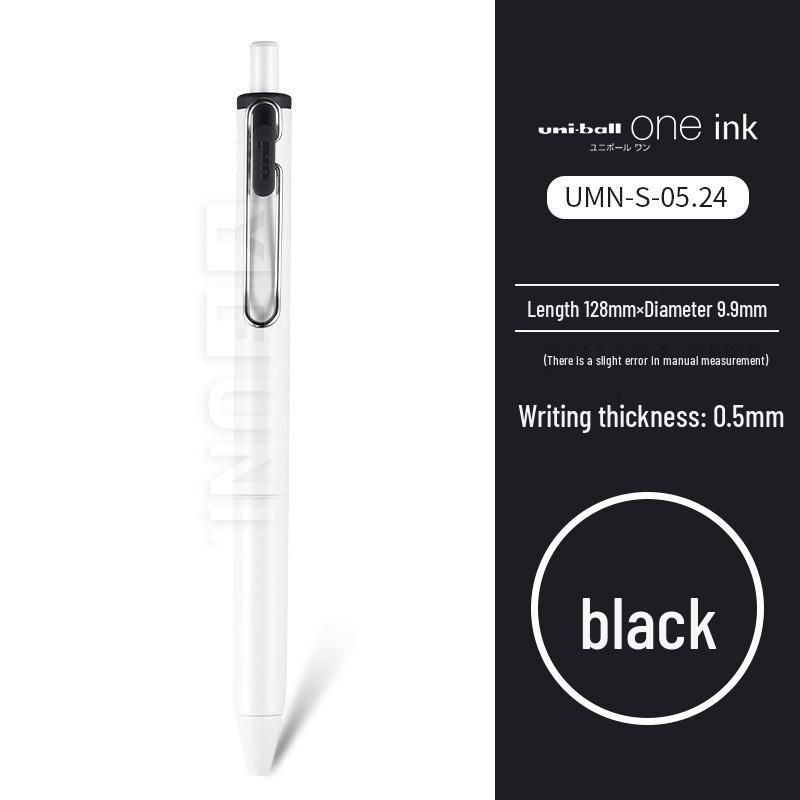 MITSUBISHI uni-ball Dark Black Retractable Neutral Pen with Fine Tip - Limited Edition 0.5mm