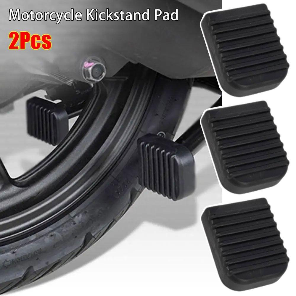2Pcs Bracket Pad Motorcycle Stand Pad Foot Extension Support Foot Pad Base