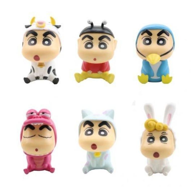 Crayon Xiaoxin Q version 6, animal Xiaoxin, foodie Xiaoxin, dolls, dolls, ornaments, bagged figures
