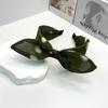 Women's Wide Mesh Polka Dot Bow Headband - Korean Retro Style Fabric Hair Accessory