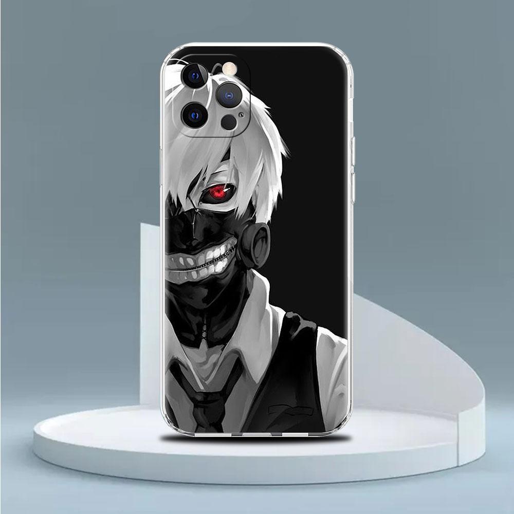 Klarer Fall für Apple iPhone 14 13 11 12 Pro 7 8 Plus XR X XS Max 6 6S 14Pro Silikon-Telefonabdeckung Japanese Tokyo Ghoul Suave
