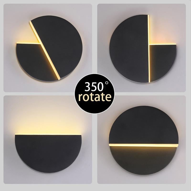 Rotate Wall Lights Bedroom Sofas Living Room Wall Applique Home Lighting Bedside Luminaire Fixture interior Decoration Wall Lamp