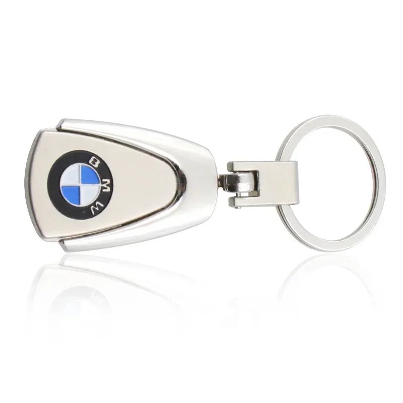 For BMW 1pcs metal key chain key ring car badge keychain For Bmw x1 x3 x5 x6 z4 f10 f20 f30 e36 e39 e46 e60 e90 Car accessories