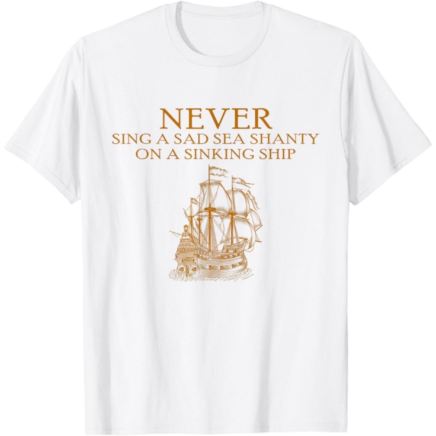 

Sea Shanty Song Enthusiasts Shanty Singers T-Shirt(2) XXXXXL білий
