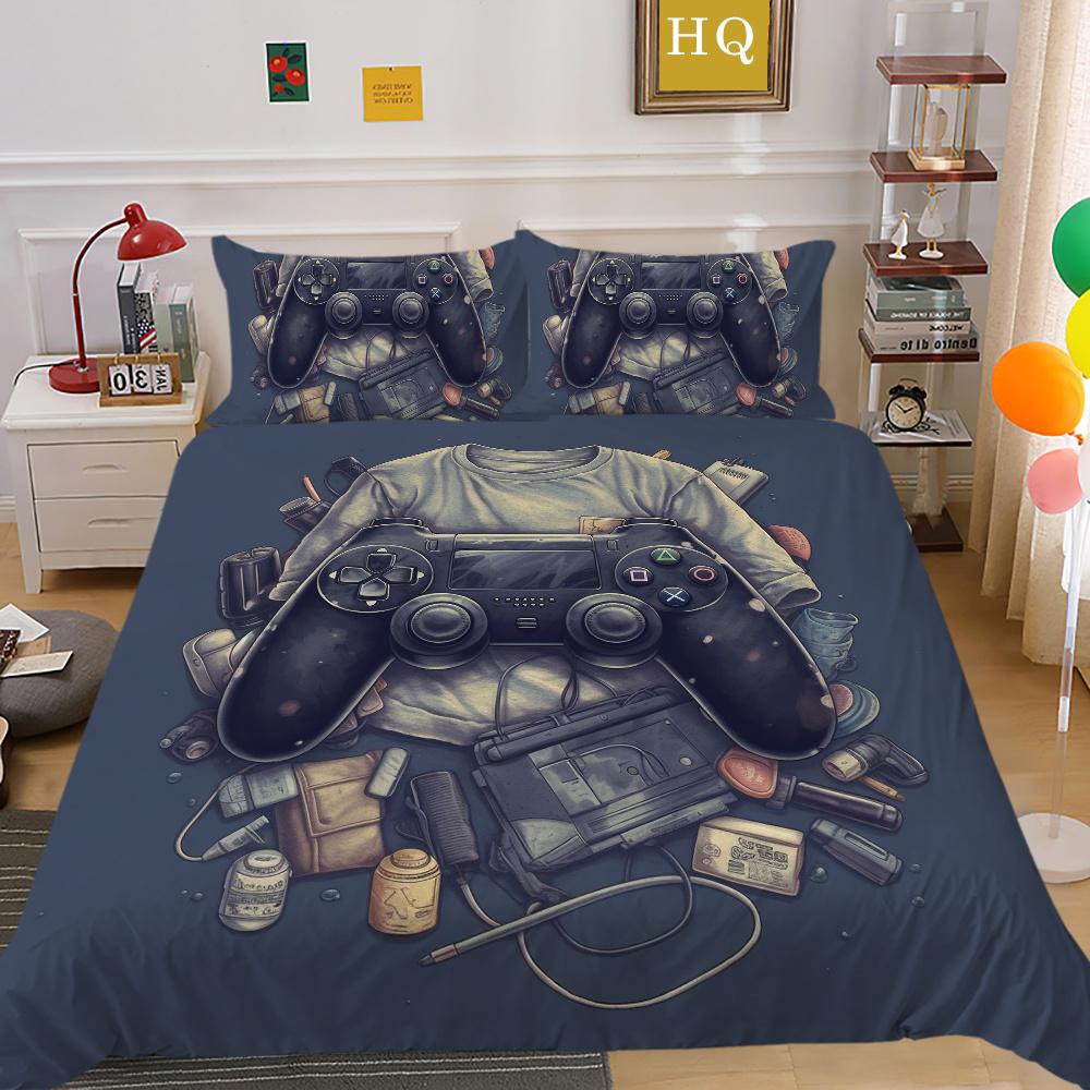 Game Handle Bedding Cover Suit High Quality Home Bedclothes Printed Bed Cover Sets Fashion Microfiber Home Bedding Sets