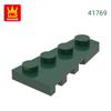 Non-Toxic 121Pcs/Lot 41769 2X4 Right Wedge-Shaped Building Block Moc Parts Compatible With Bricks Diy Children Toy Assembly Gift Box