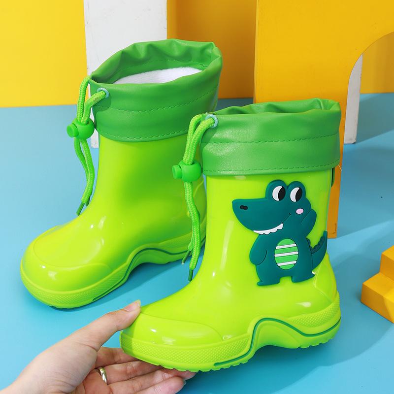 Cartoon Kinderregenschuhe 3-10 Jahre alt wasserdicht und rutschfest Kinderregenstiefel Kindergummischuhe Babywasserschuh Überschuhe