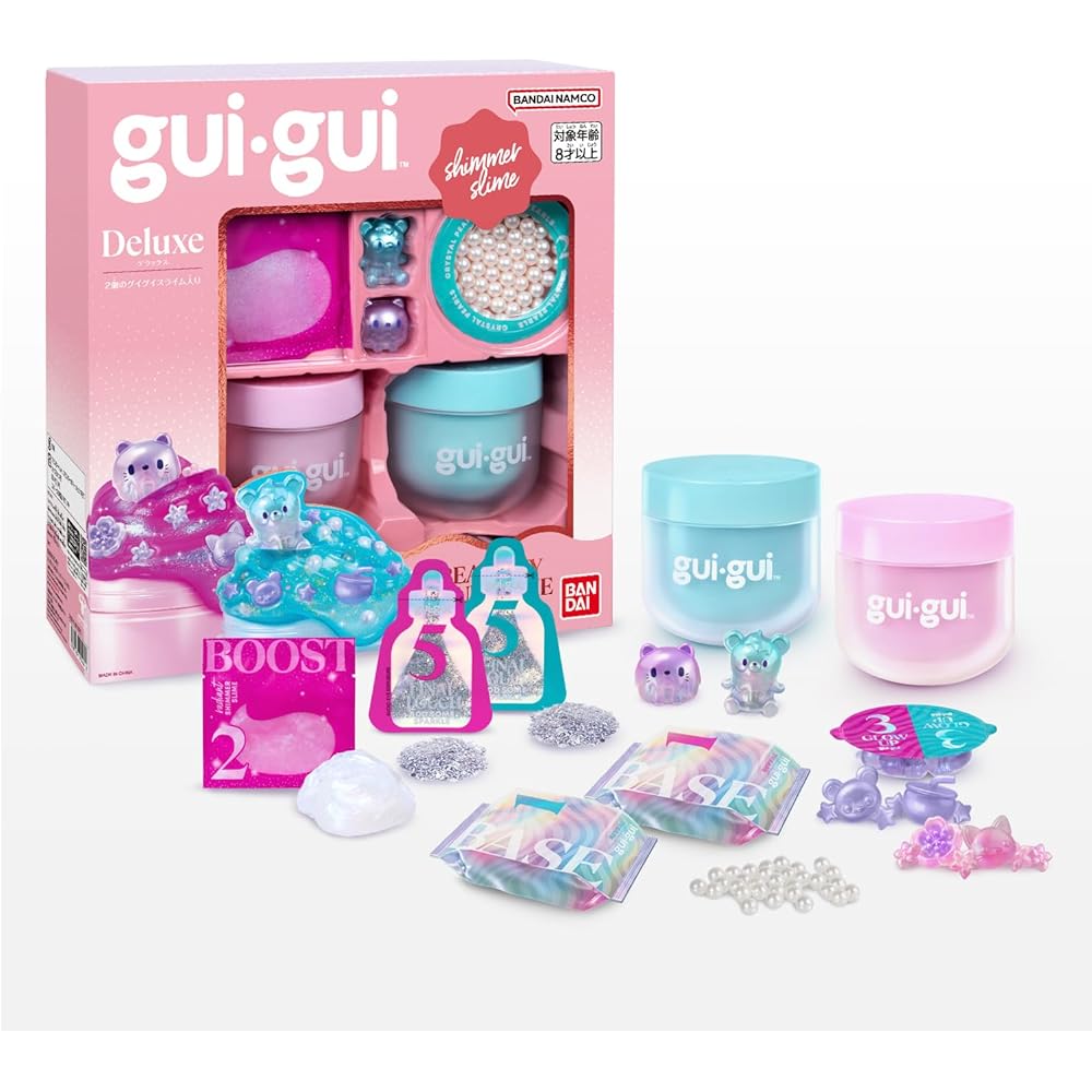 Bandai guigui Deluxe Slime Toy for Ages 8 and Up, Colorful and Interactive, Fun for Kids
