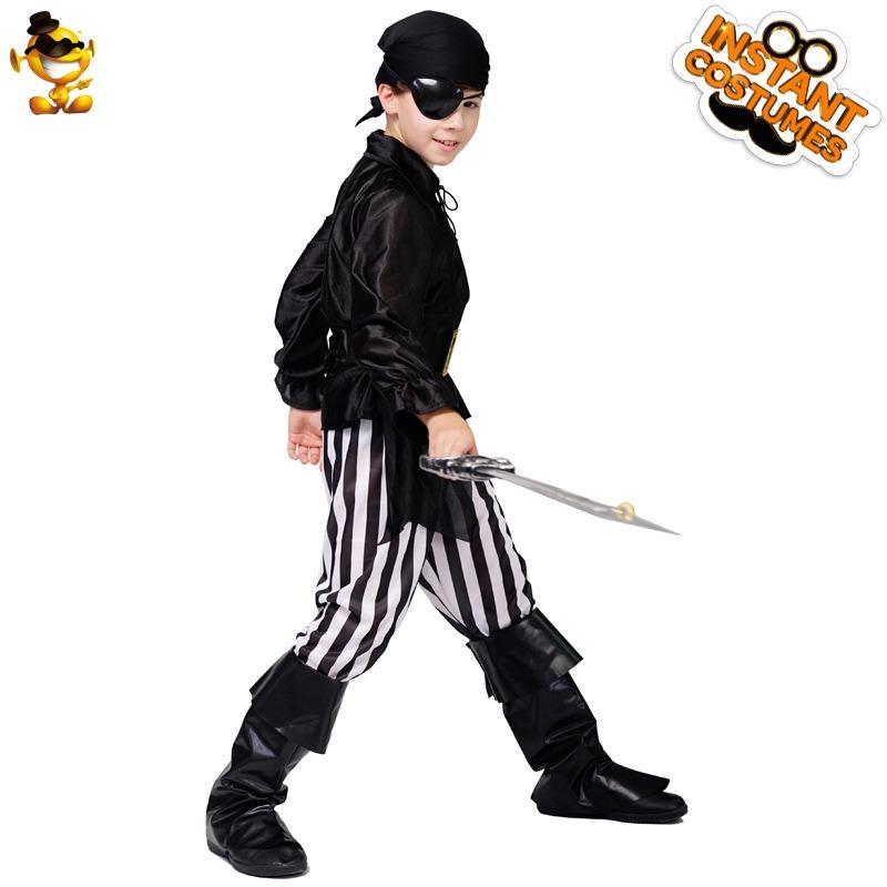 Kostium pirata dla chłopca na Halloween, Mały chłopiec, Fajny pirat, Kostium na imprezę, Halloween, Pokaz sceniczny, Dystrybucja